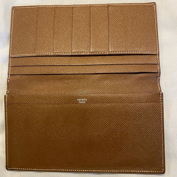 Hermes Brown Leather MC2 Long Wallet - Picture 2 of 11